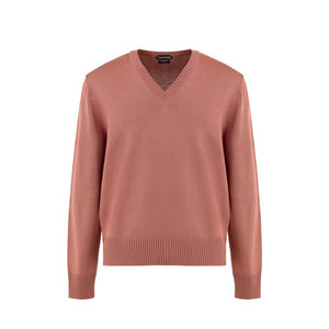 Rosa Seidenpullover