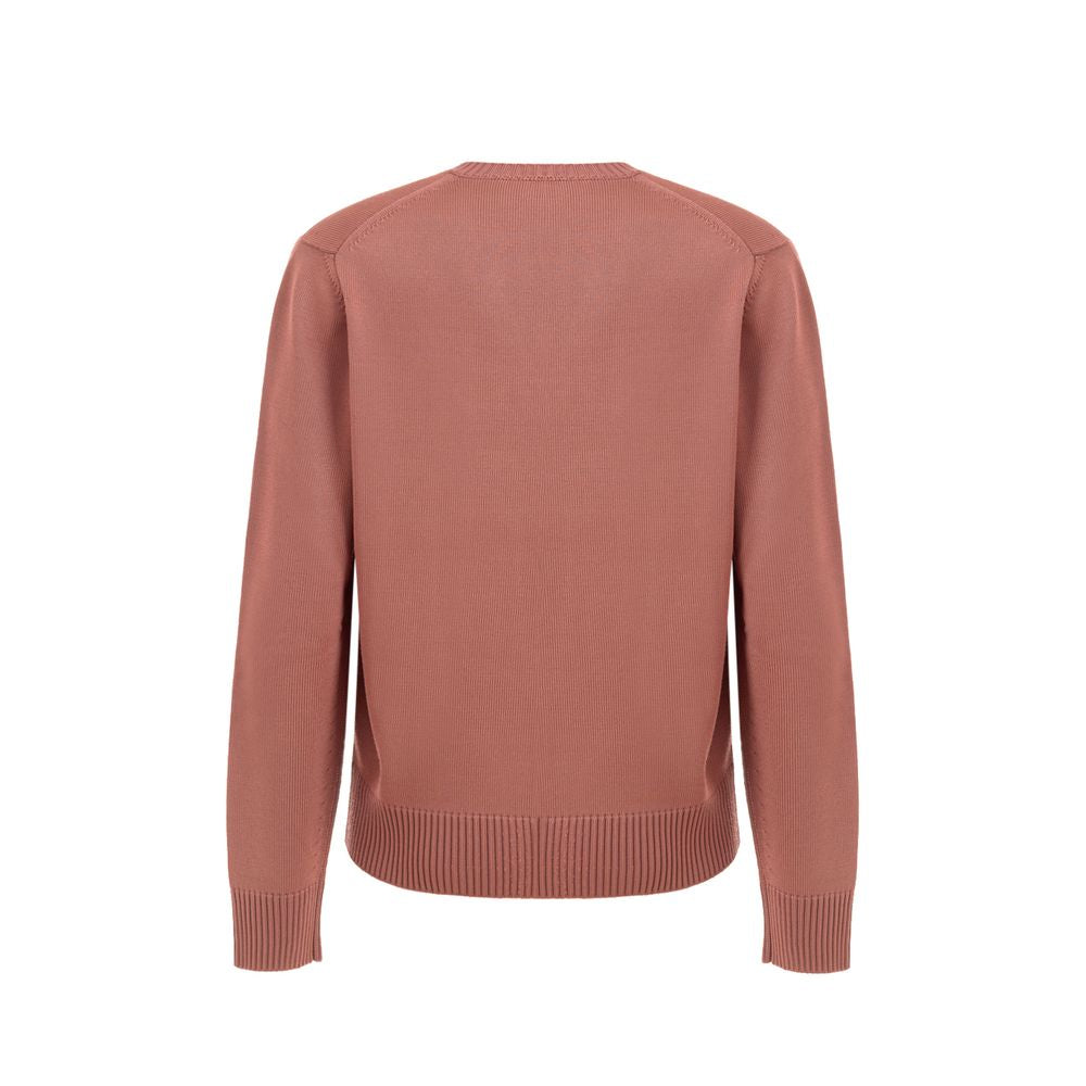 Rosa Seidenpullover