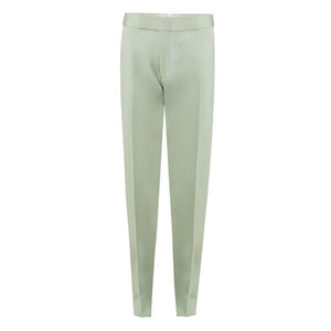 Grüne Chinohose aus Viskose