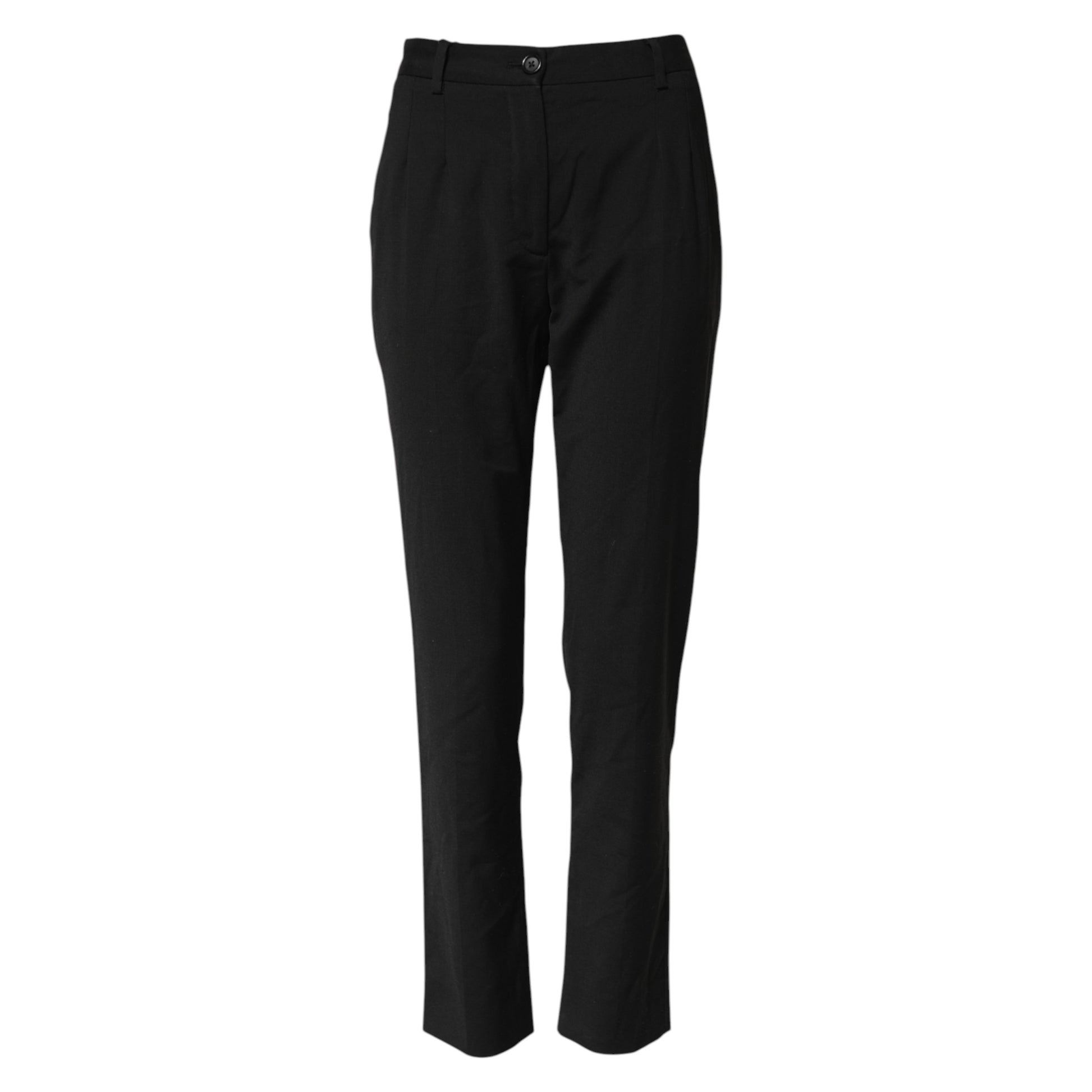 Dolce & Gabbana Black STAFF High Waist Tapered Pants