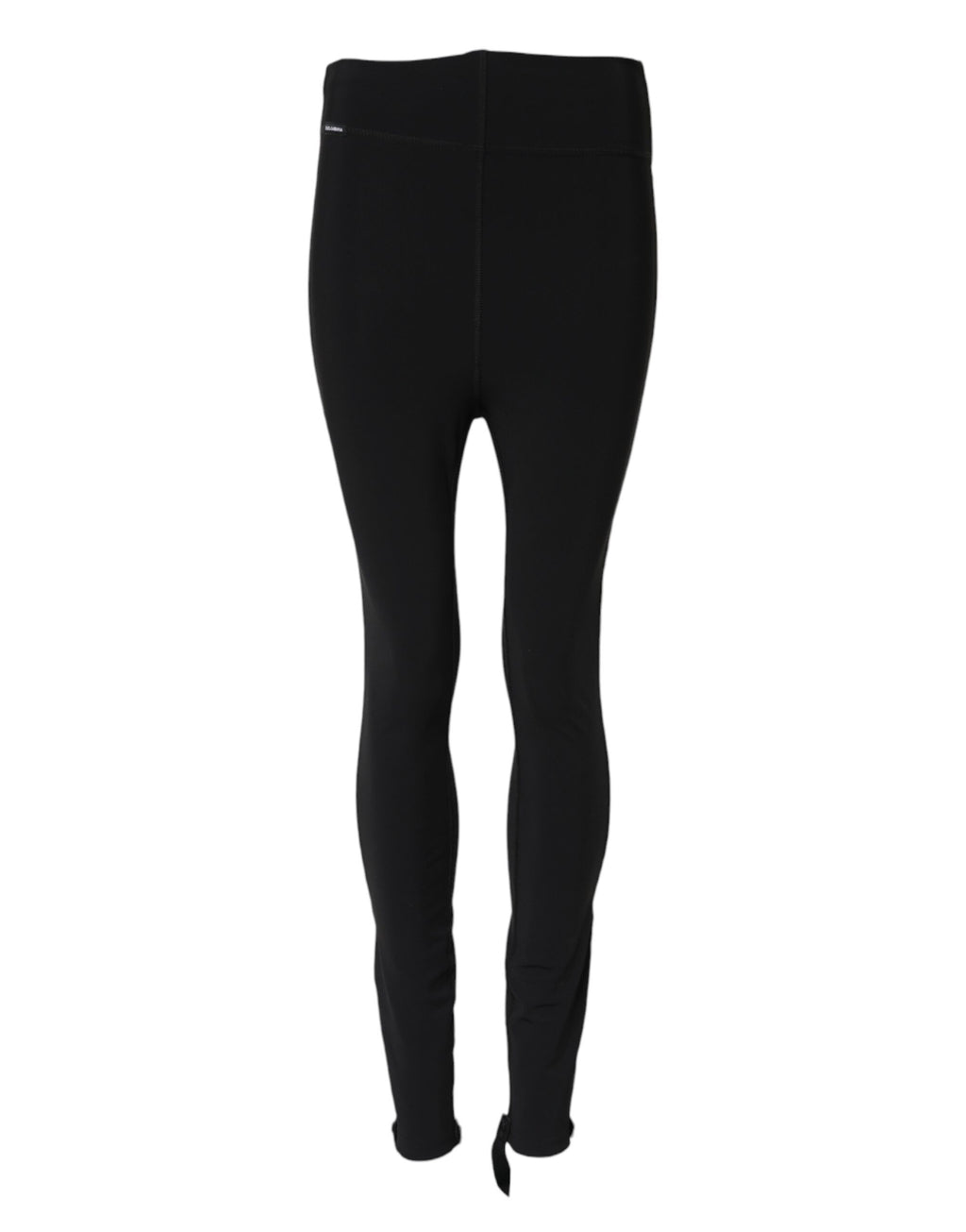 Schwarze Leggings mit hoher Taille 