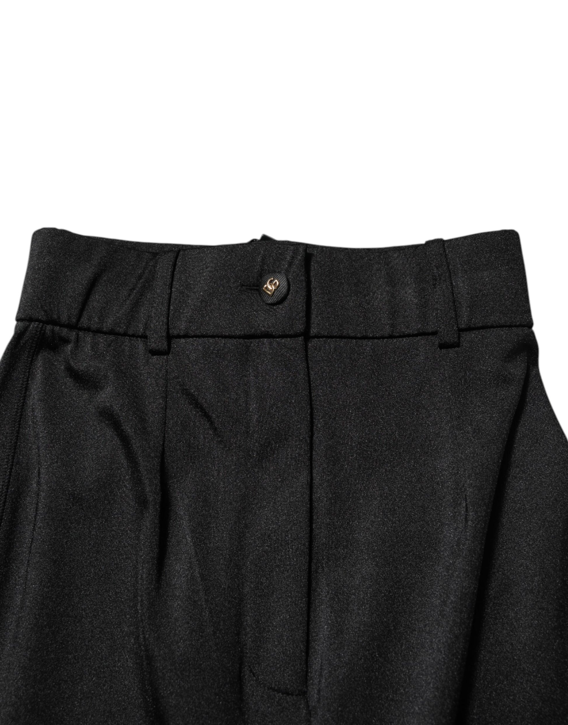 Dolce & Gabbana Black High Waisted Skinny Leggings Pants