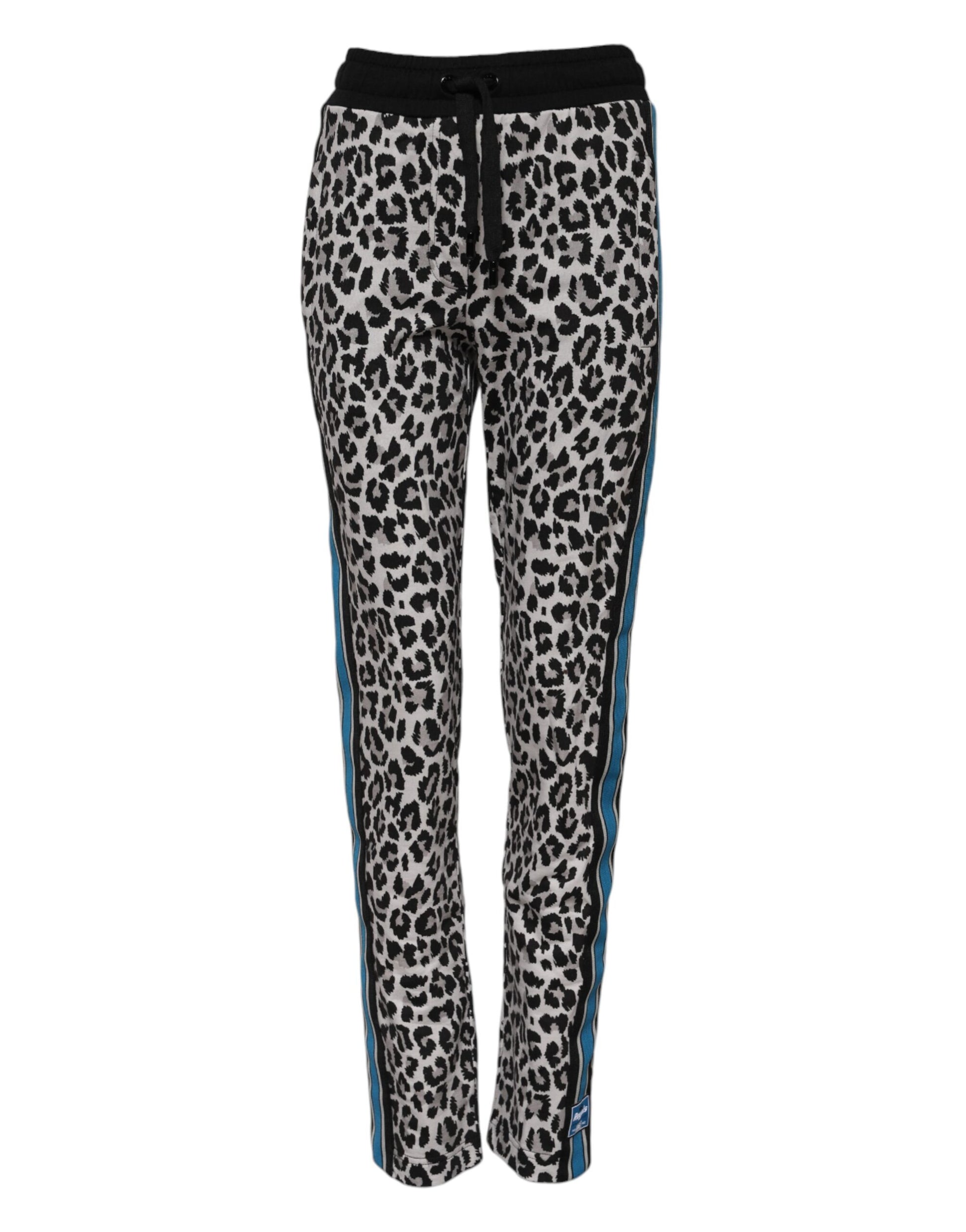 Dolce & Gabbana Multicolor Leopard #DGMillennials Jogger Pants