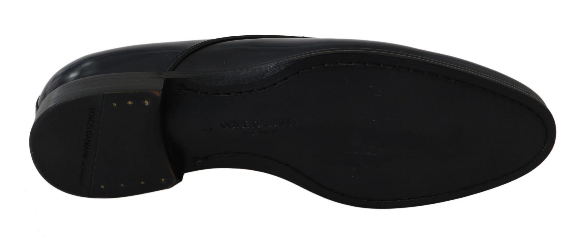 Blaue Leder Derby Formelle Herrenschuhe