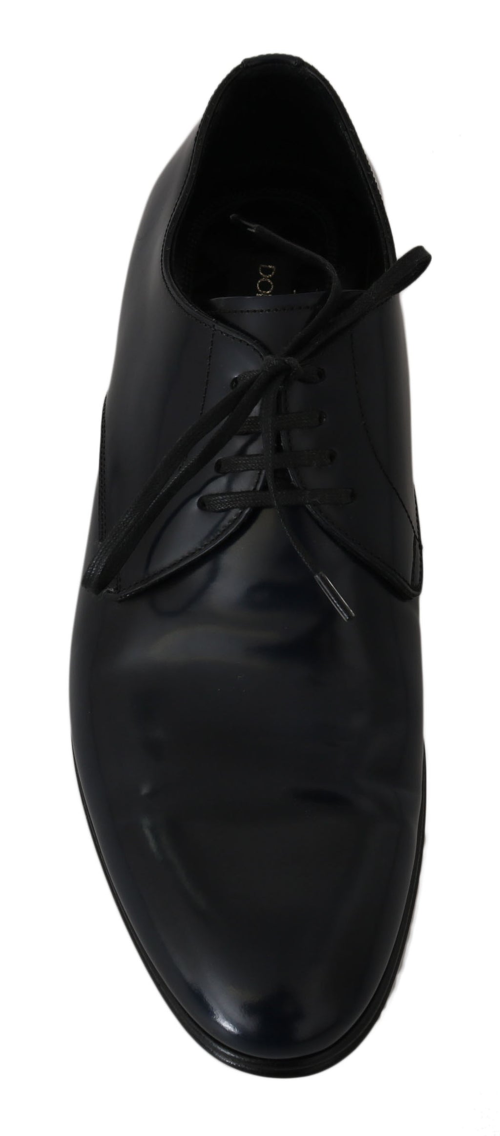 Blaue Leder Derby Formelle Herrenschuhe