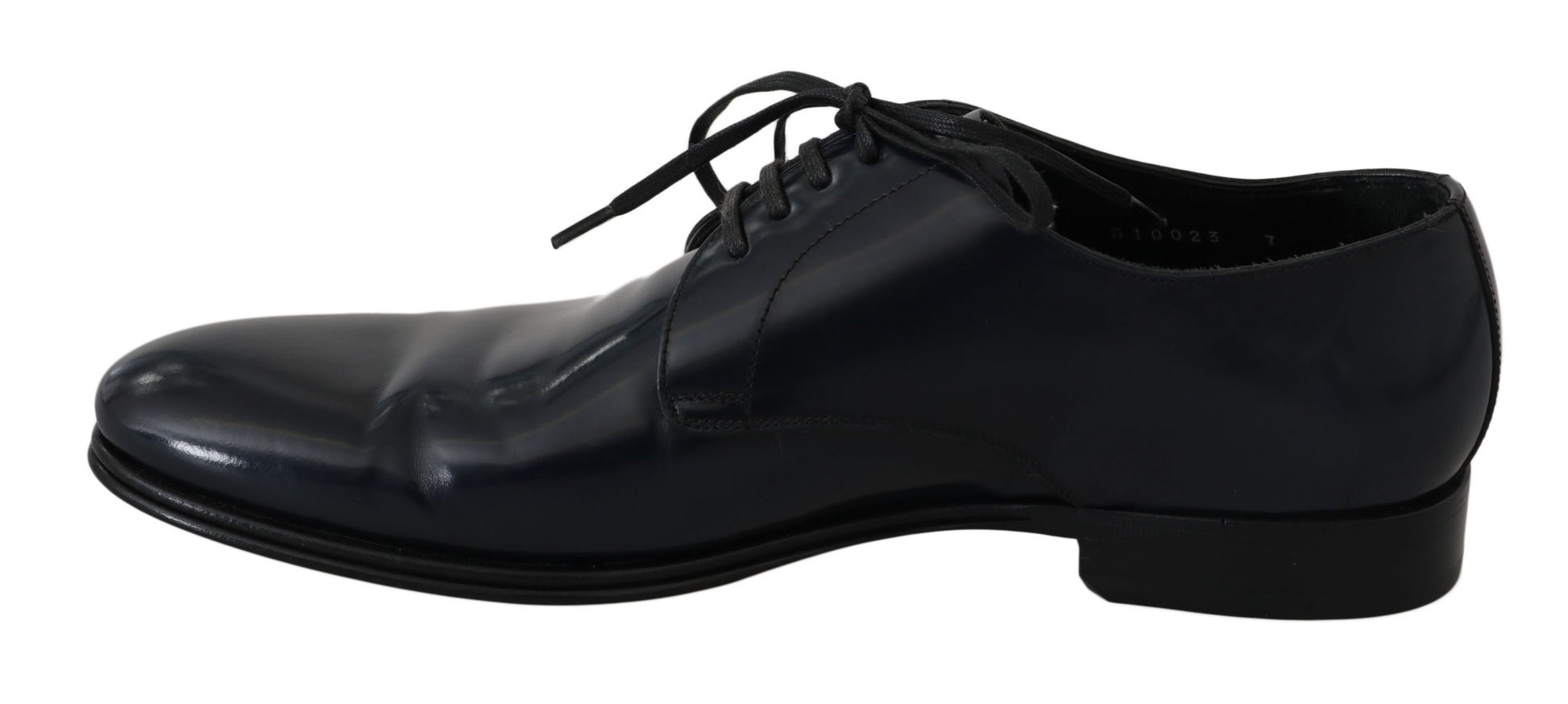 Blaue Leder Derby Formelle Herrenschuhe