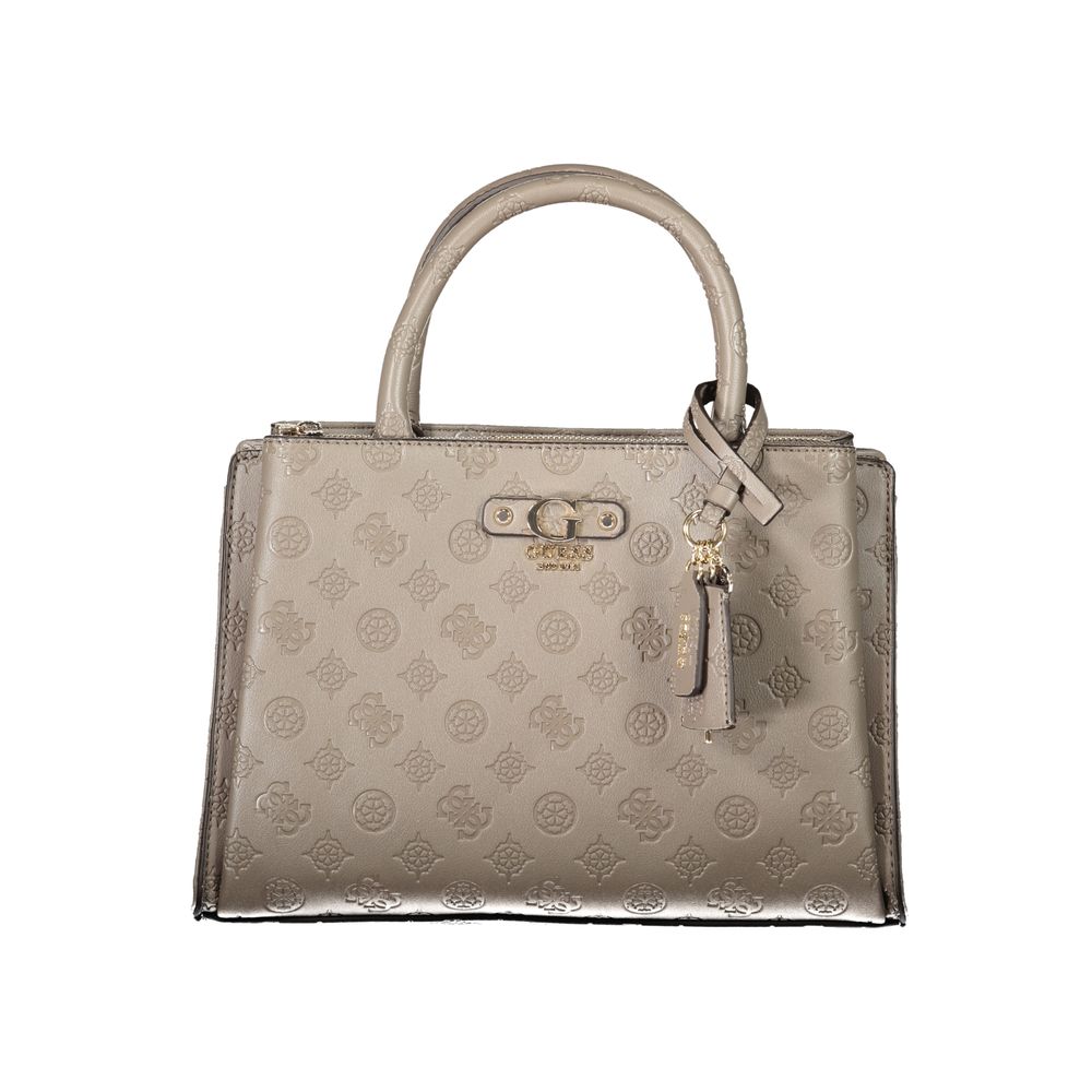 Braune Handtasche aus Polyethylen