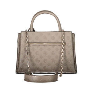 Braune Handtasche aus Polyethylen