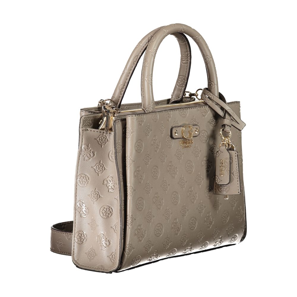 Braune Handtasche aus Polyethylen
