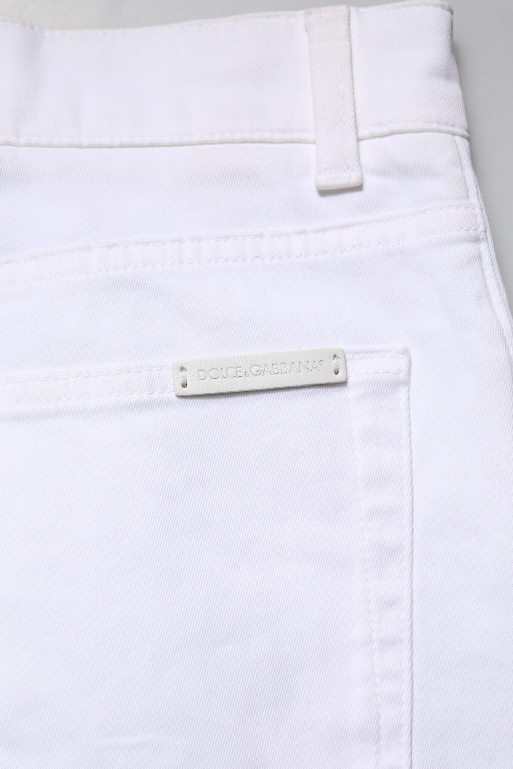 Weiße Skinny-Jeans aus Baumwolle für Herren