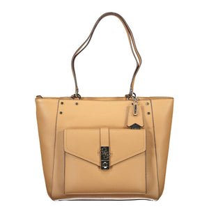 Braune Handtasche aus Polyethylen