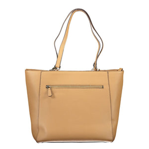 Braune Handtasche aus Polyethylen