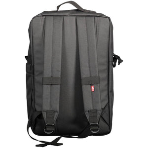 Schwarzer Polyester-Rucksack