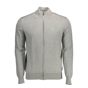 Grauer Baumwollpullover