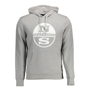 Grauer Baumwollpullover