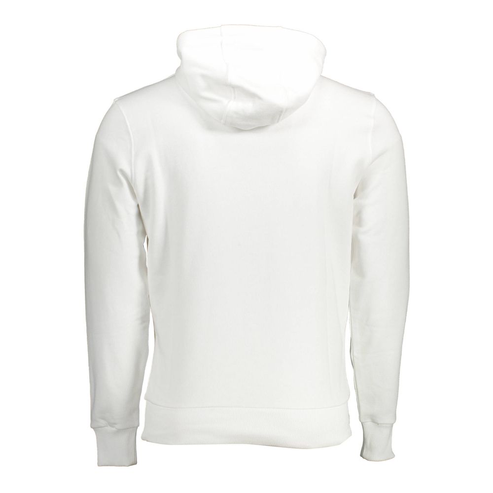 Weißer Baumwollpullover