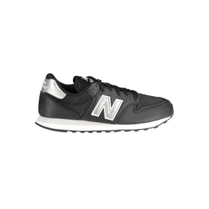 Black Polyester Sneaker