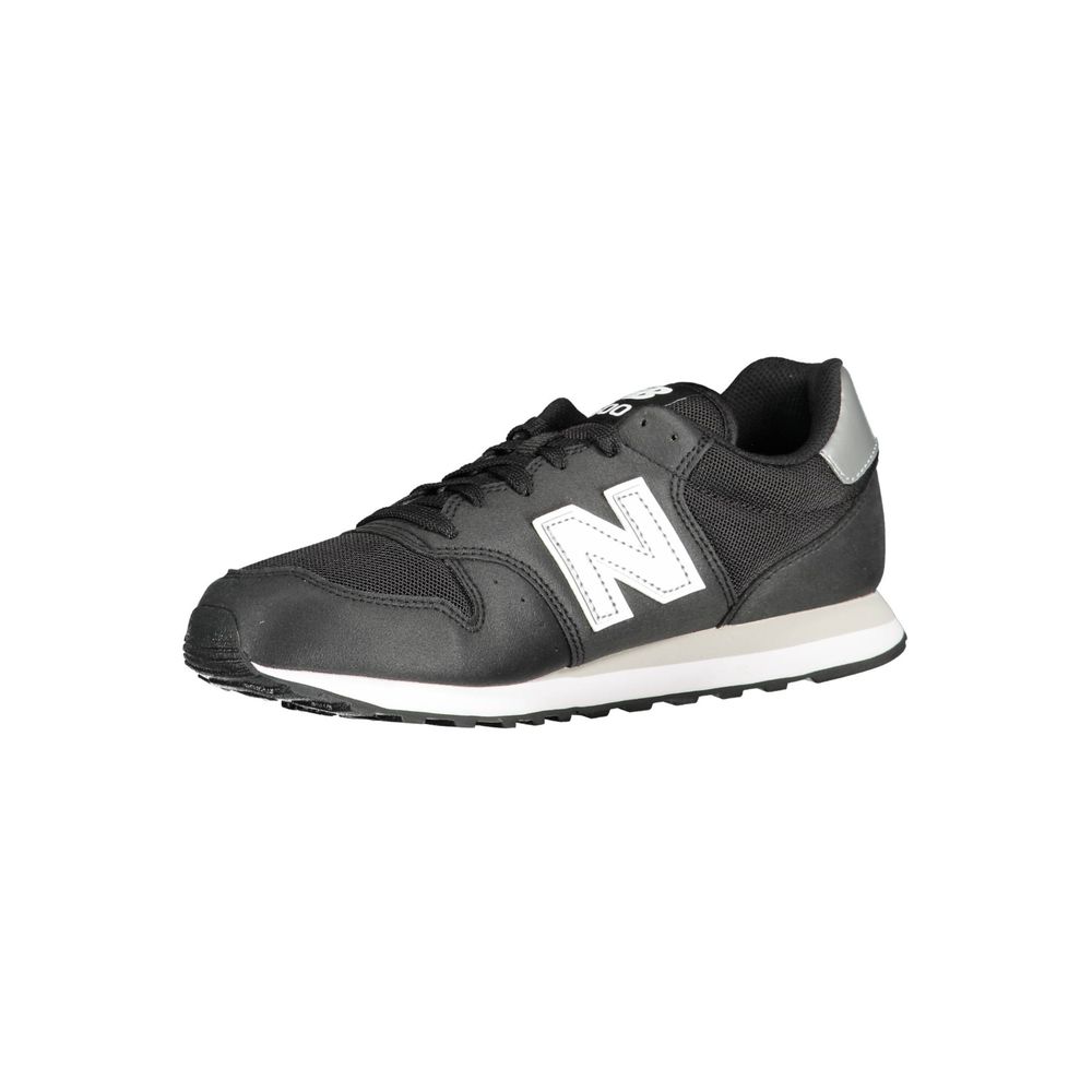 Schwarzer Polyester-Sneaker