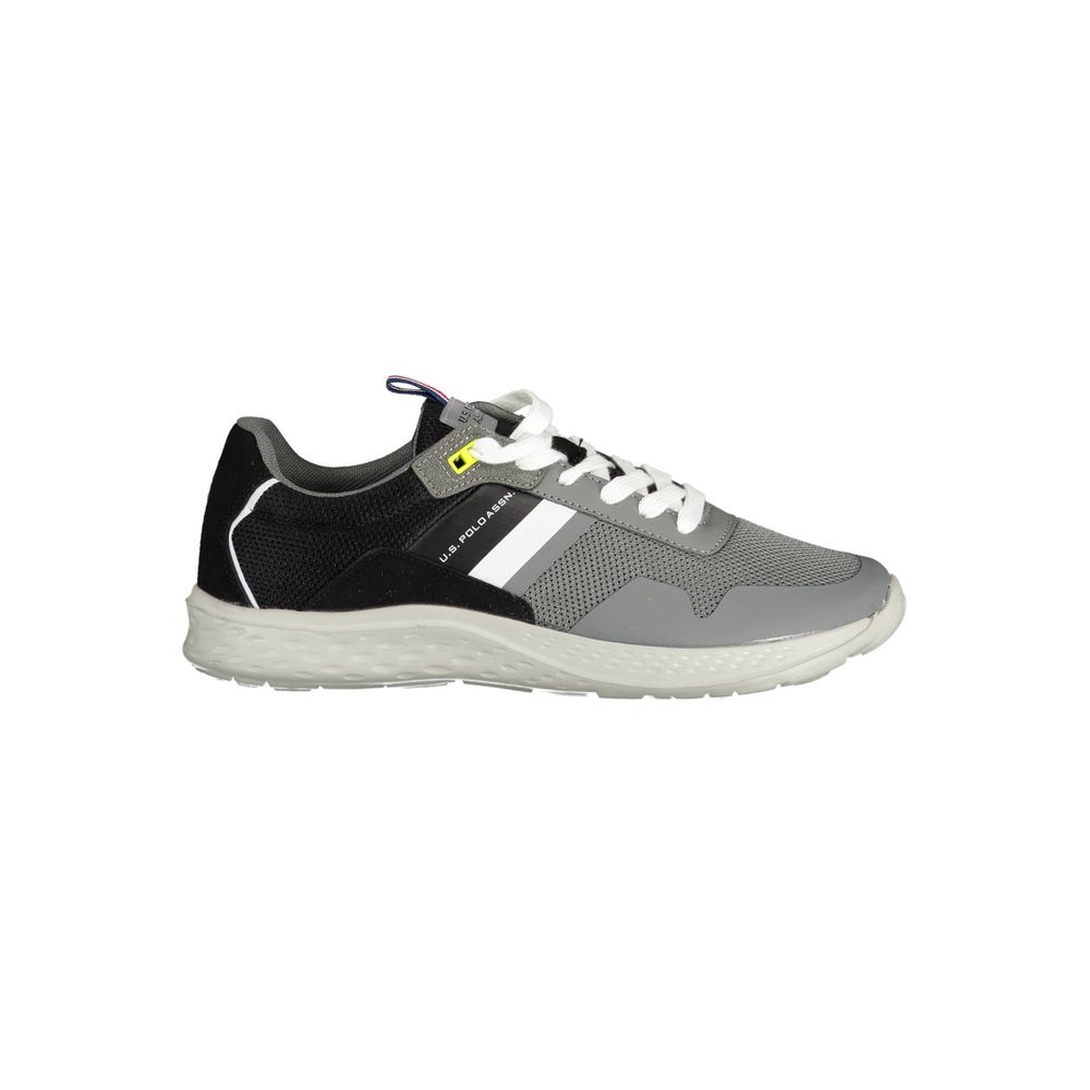 Grauer Polyester-Sneaker