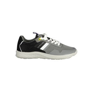 Grauer Polyester-Sneaker