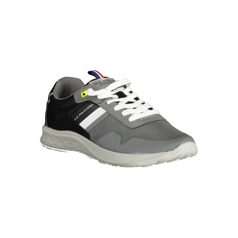 Grauer Polyester-Sneaker