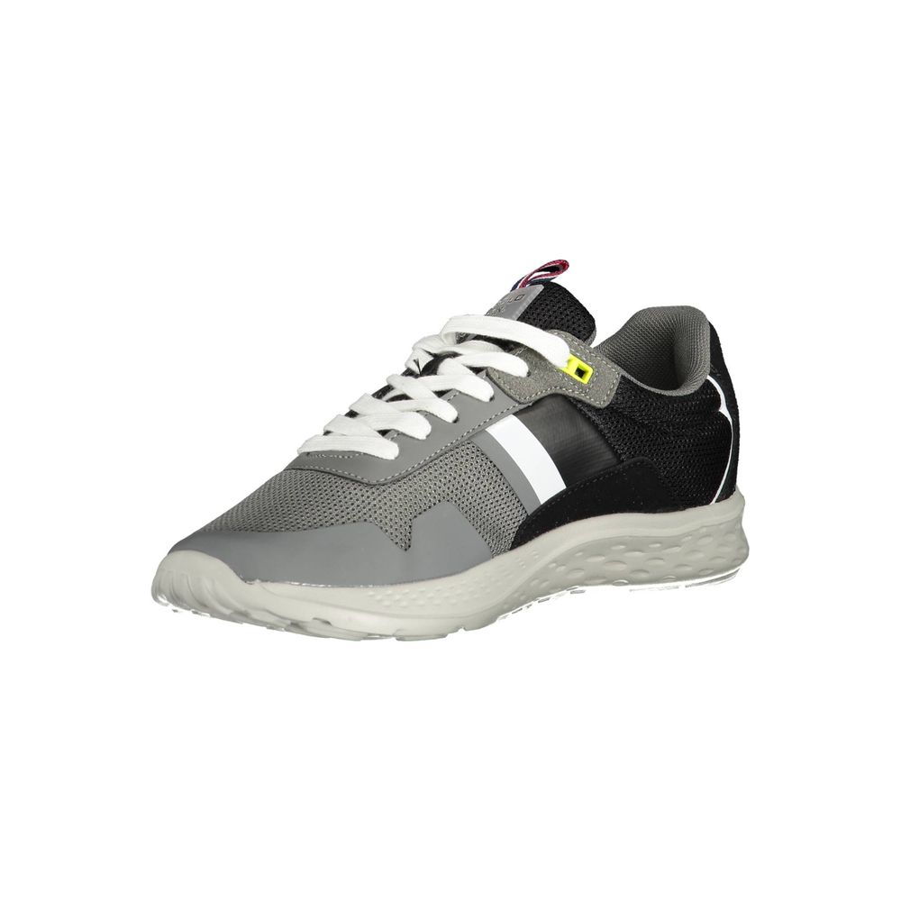 Grauer Polyester-Sneaker