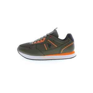 Grüner Polyester-Sneaker