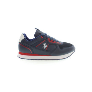Blauer Polyester-Sneaker