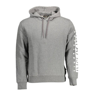 Grauer Baumwollpullover