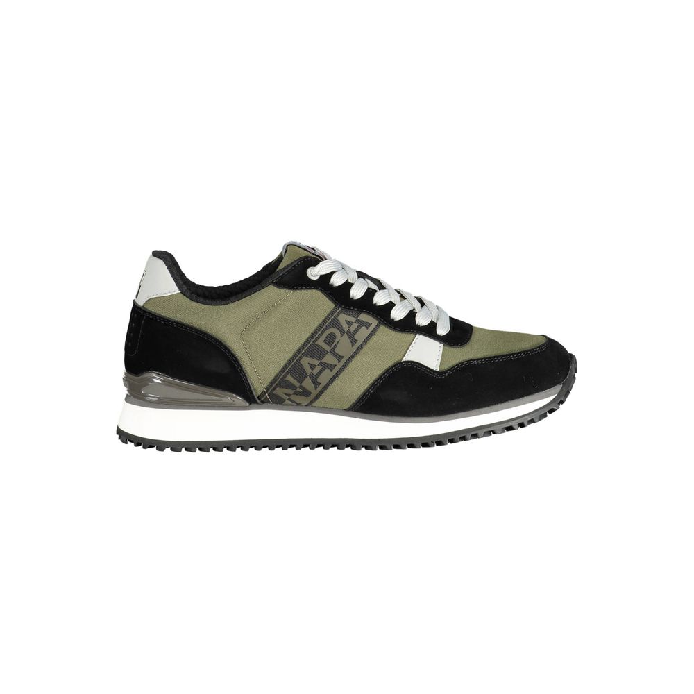 Grüner Polyester-Sneaker