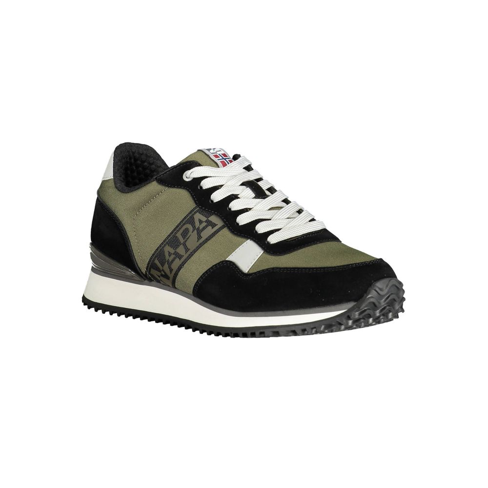 Grüner Polyester-Sneaker