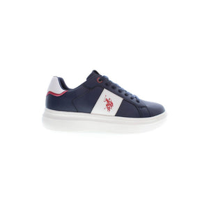 Blauer Polyester-Sneaker