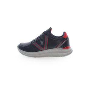 Blauer Polyester-Sneaker