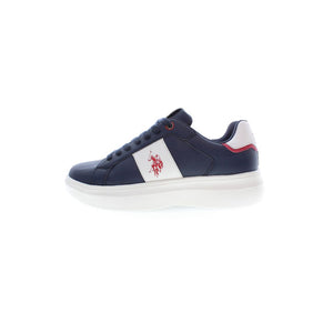Blauer Polyester-Sneaker