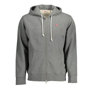 Grauer Baumwollpullover