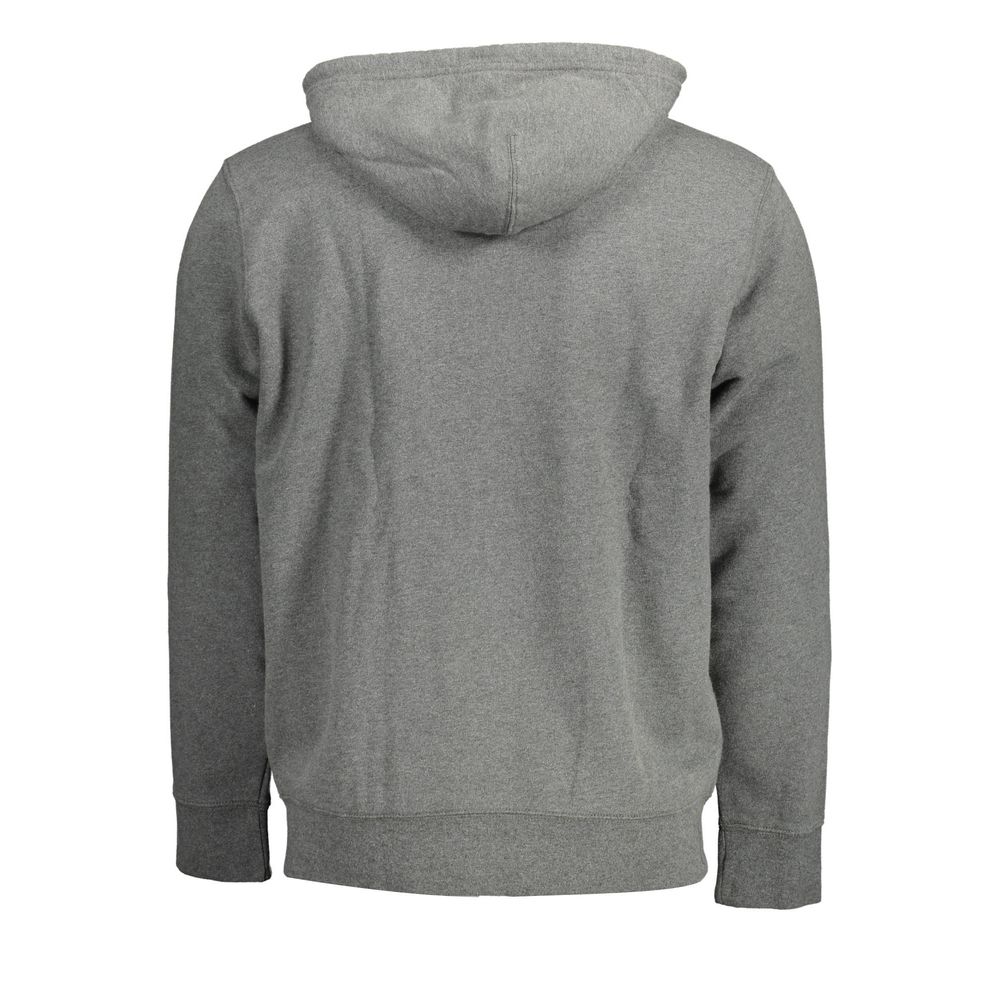 Grauer Baumwollpullover