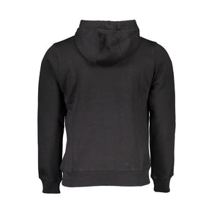 Schwarzer Baumwollpullover