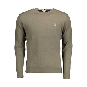 Grüner Baumwollpullover