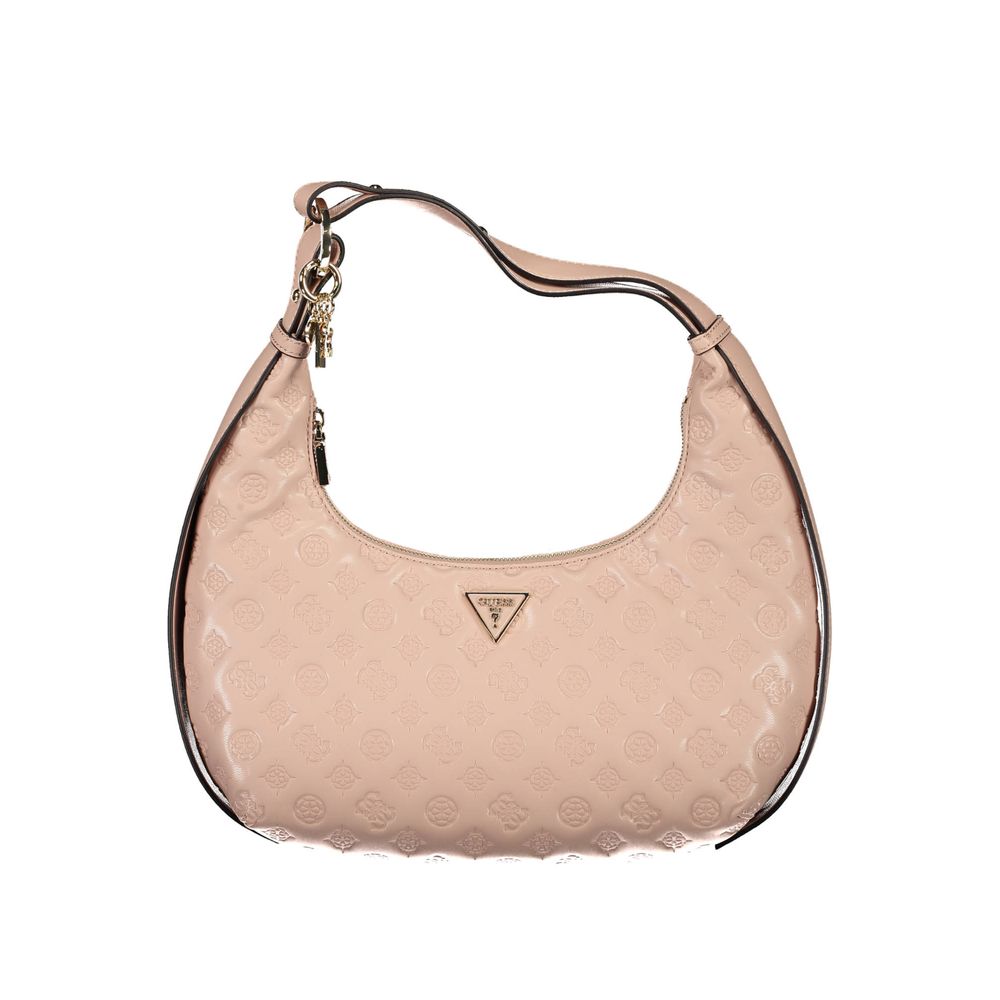 Guess Jeans Pink Polyethylene Handbag