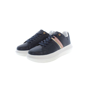 Blauer Polyester-Sneaker