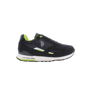 Schwarzer Polyester-Sneaker