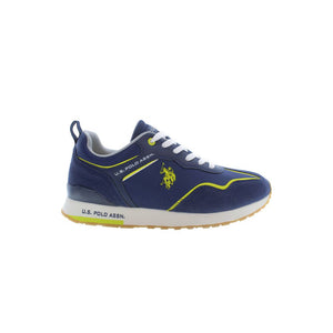 Blauer Polyester-Sneaker