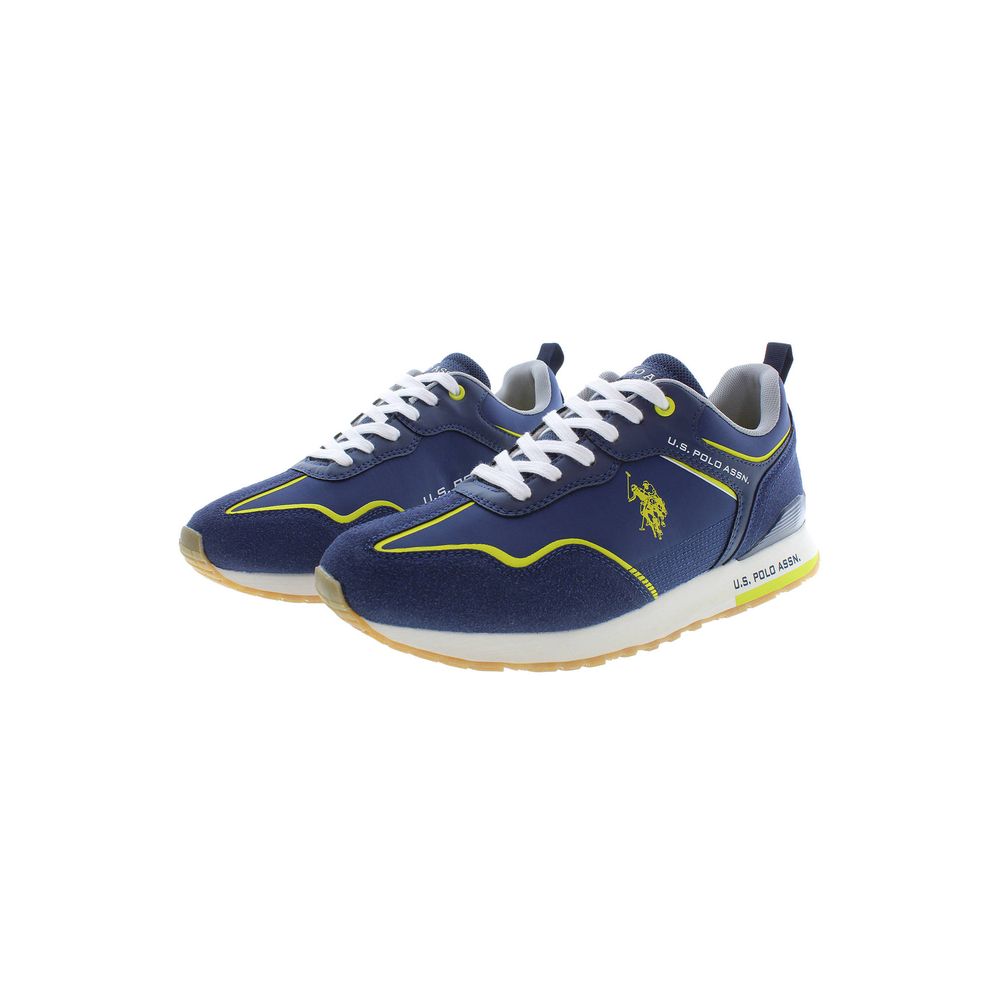 Blauer Polyester-Sneaker