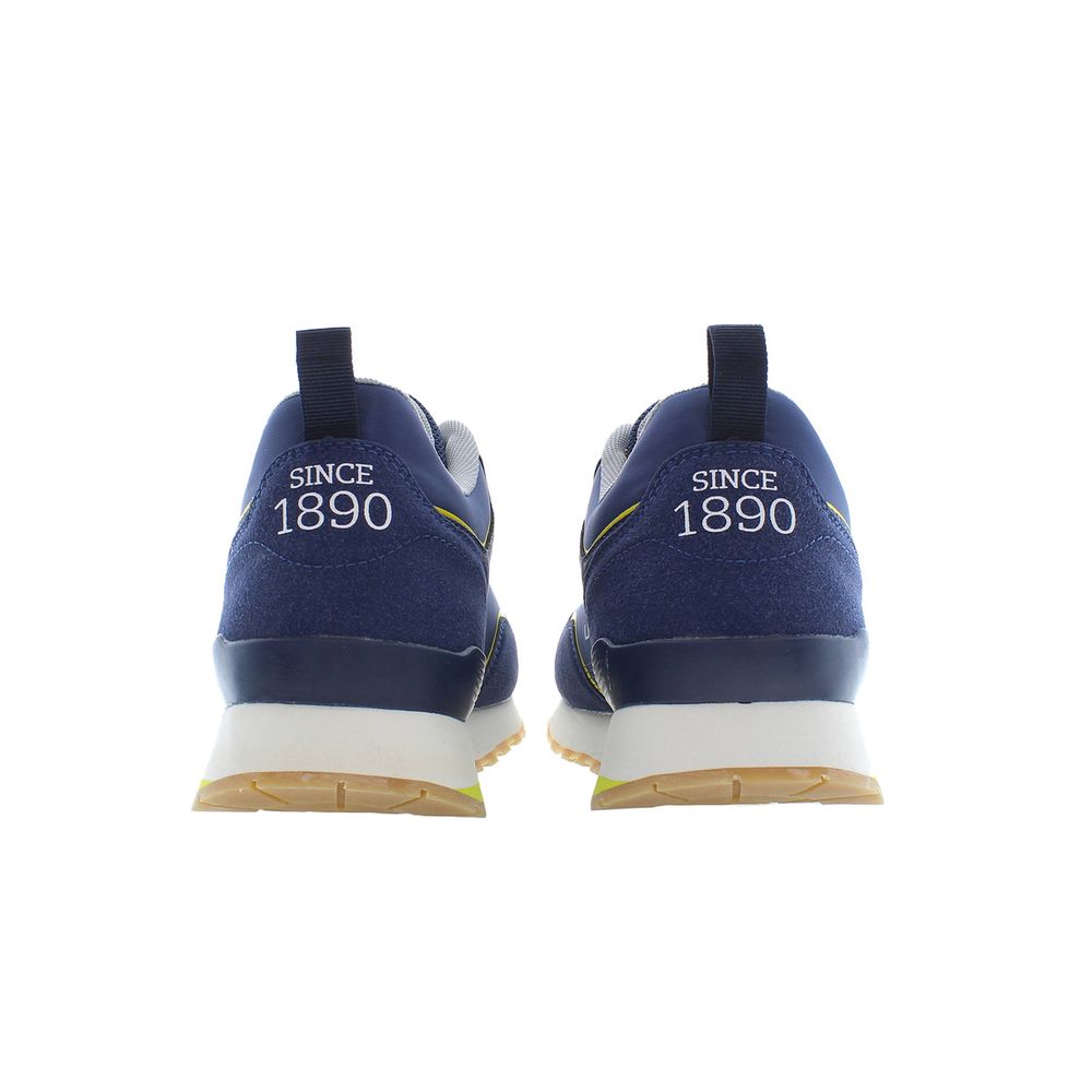 Blauer Polyester-Sneaker