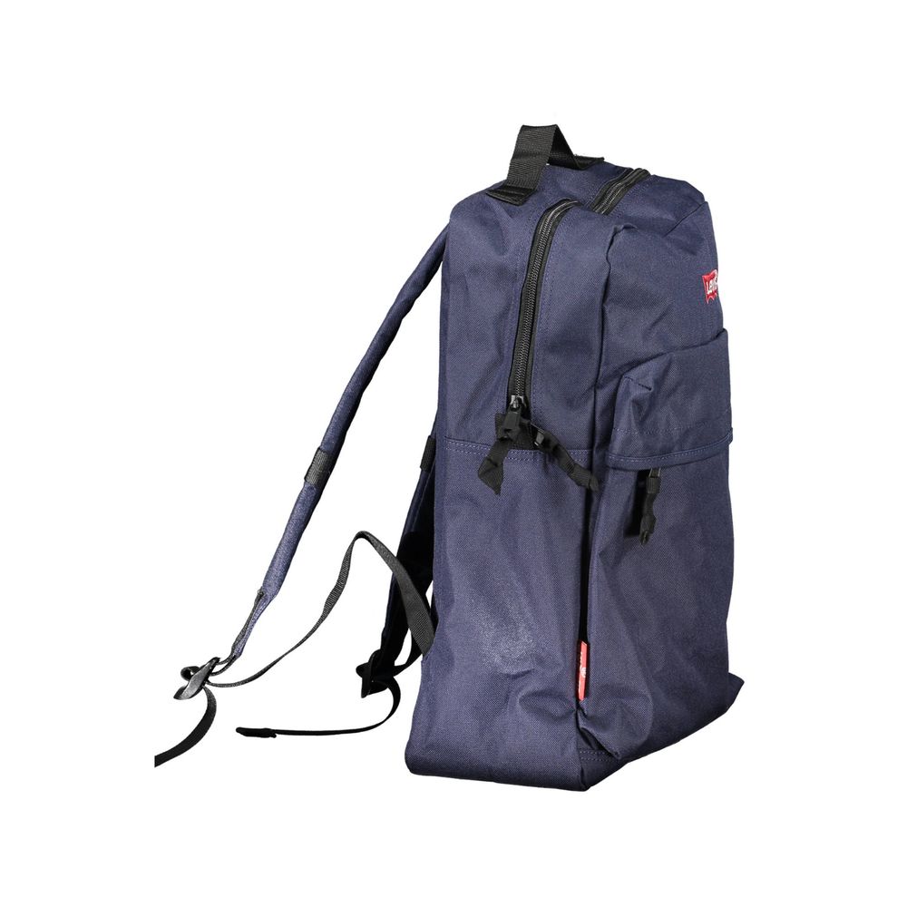Blauer Polyester-Rucksack