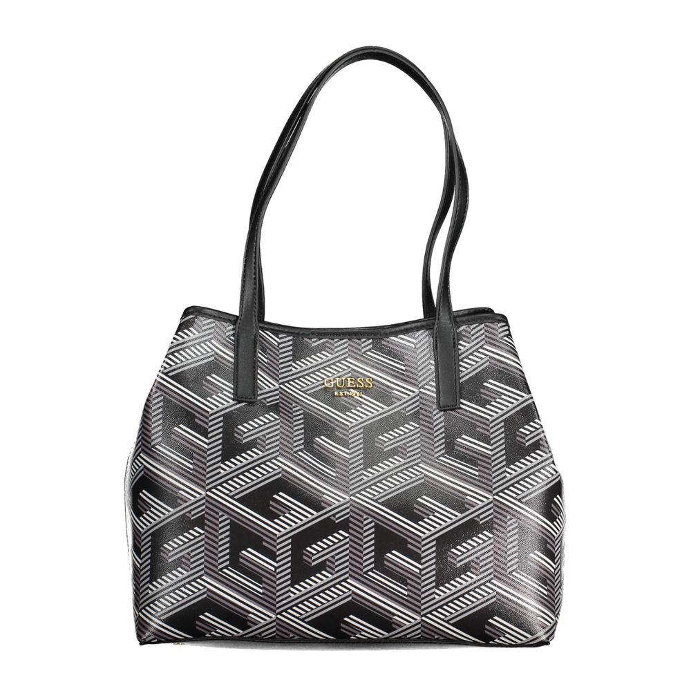 Schwarze Handtasche aus Polyethylen