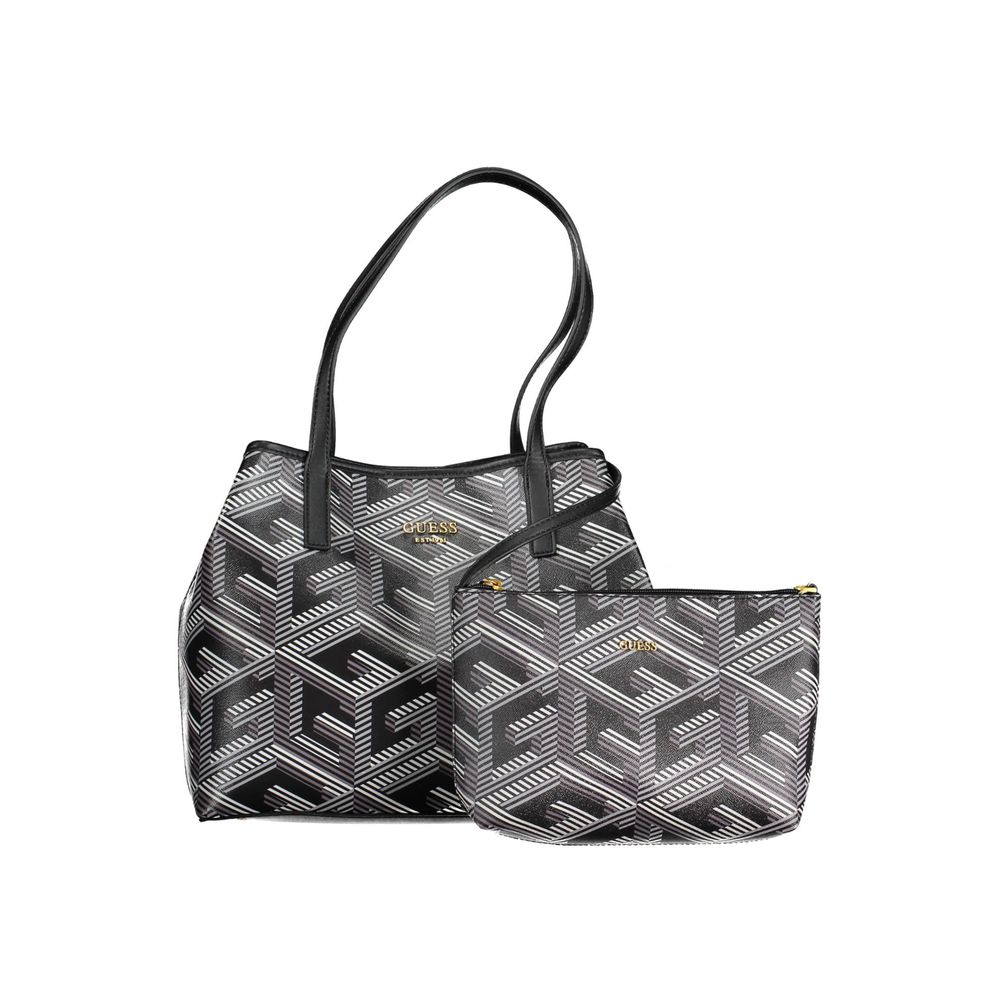 Schwarze Handtasche aus Polyethylen