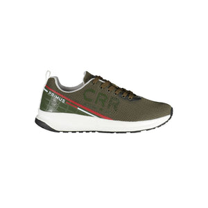 Grüner Polyester-Sneaker