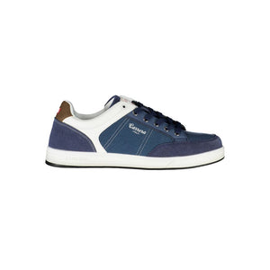 Blauer Polyester-Sneaker