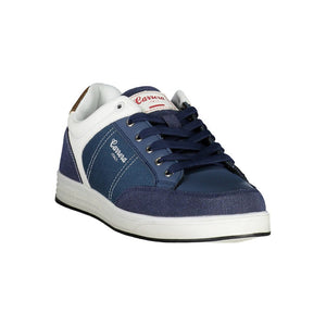 Blauer Polyester-Sneaker